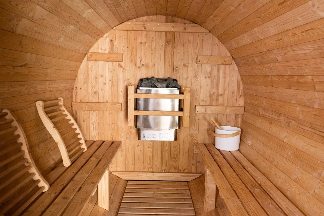 Thermowood Barrel Sauna