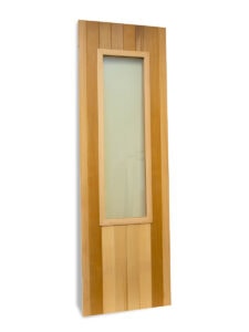 Insulate Sauna Door With Window