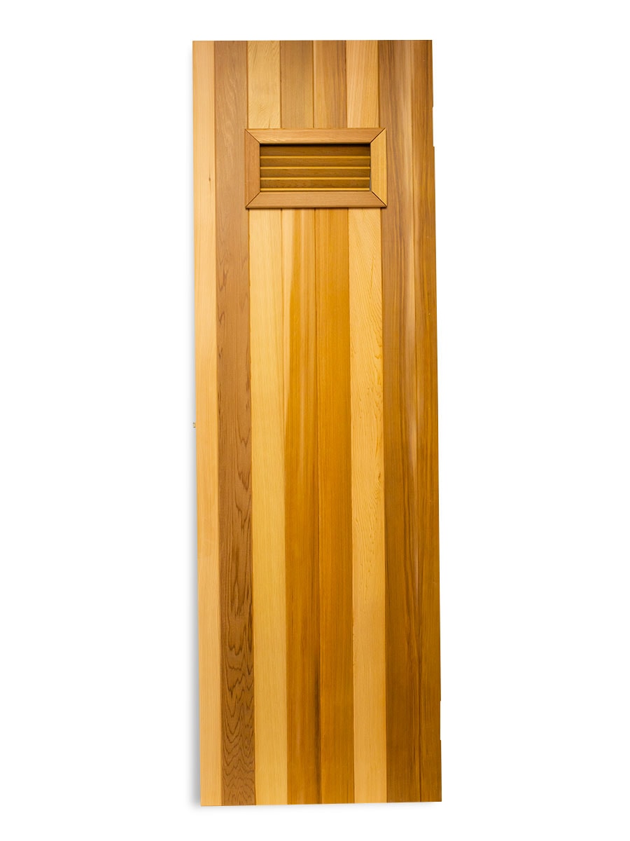 Cedar Lined Door – With a Vent