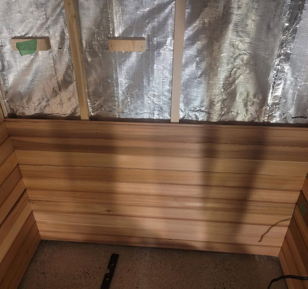 DIY indoor sauna