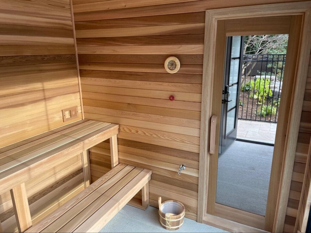 DIY indoor sauna